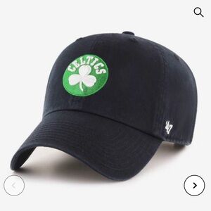 BOSTON CELTICS '47 CLEAN UP black baseball cap